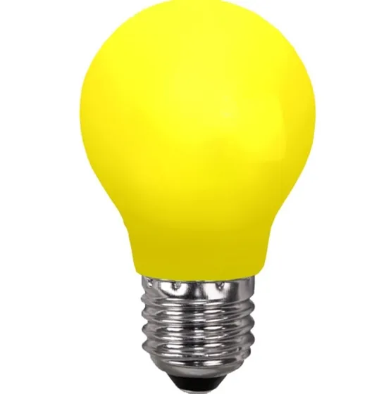 Spotlight Udendørs LED OUT Ø55mm IP20 LED 1W E27, gul – pære — produktfoto
