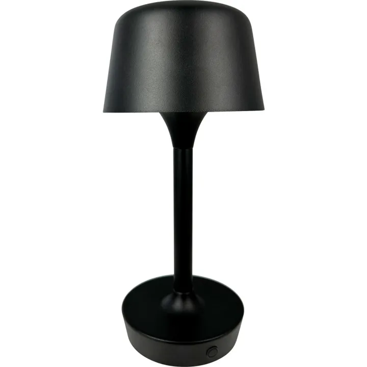 Dyberg Larsen Flow genopladelig , sort – bordlampe — produktfoto