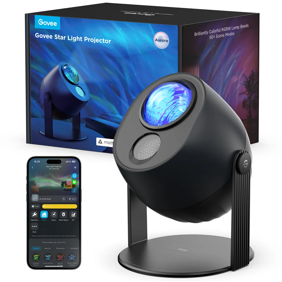 Govee H6094 Star Light Projektor (Ocean Wave) Led Lys – dekorationslys — produktfoto