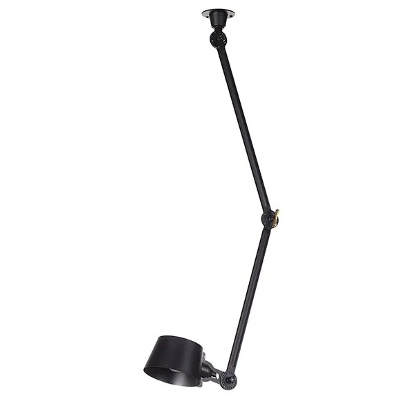 Tonone Bolt Dobbelt Arm Side Fit Smokey Black – loftlampe — produktfoto