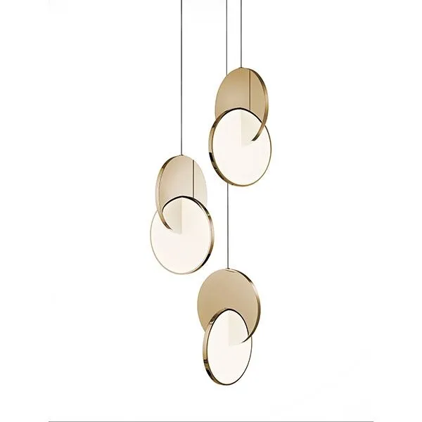Lee Broom Eclipse 3 Stk Guld – pendel — produktfoto
