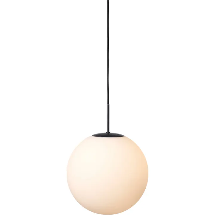 Nielsen Light Nora cafependel, opal/sort, Ø30 cm – pendel — produktfoto