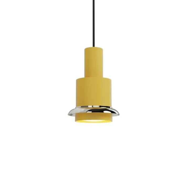 DCW Editions Chaumont Ø15 - Gul/chrome - DCW éditions – pendel — produktfoto