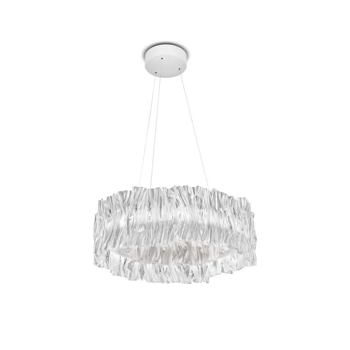 Slamp Accordéon Transparent/Hvid – pendel — produktfoto
