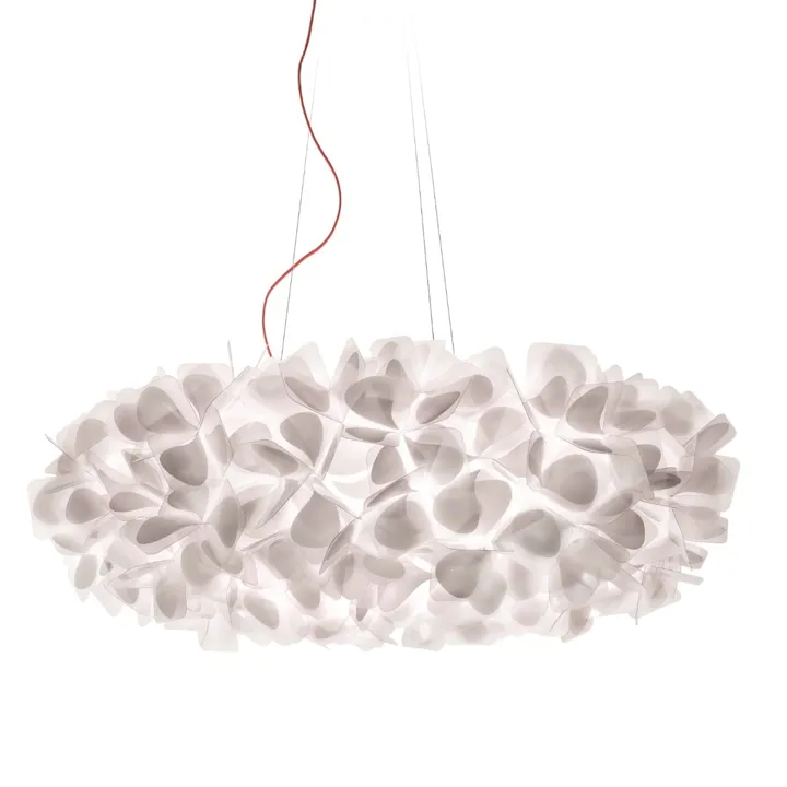 Slamp Clizia 130 Mama Non Mama Hvid Rød Wire – pendel — produktfoto