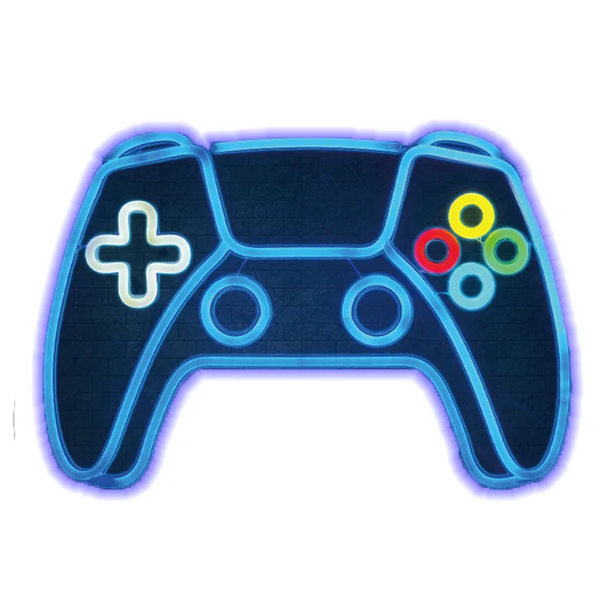 Mecharite Controller LED Neon Skilt V2 - Blå Lampe – dekorationslys — produktfoto