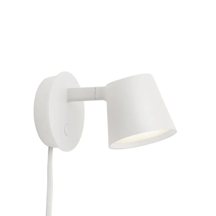 Muuto Tip Hvid – væglampe — produktfoto