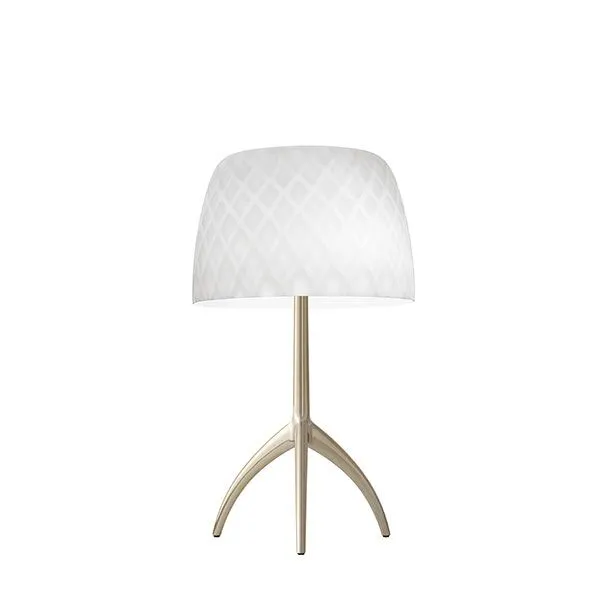 Foscarini Lumiere Piccola 30th Champagne & Pastilles On/Off – bordlampe — produktfoto