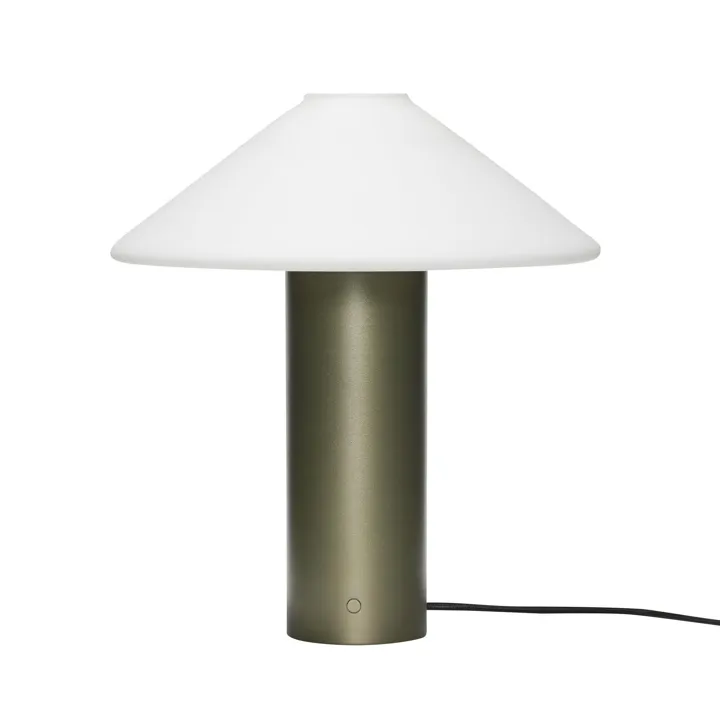 Hübsch Orbit Mørkegrøn – bordlampe — produktfoto