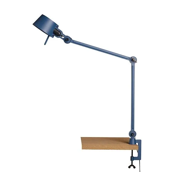 Tonone Bolt Dobbelt Arm med Klemme Thunder Blue – bordlampe — produktfoto