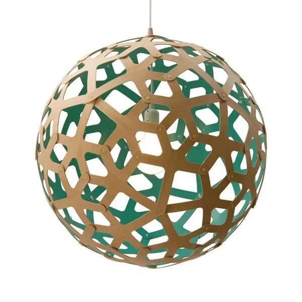 David Trubridge Coral Ø80 Aqua – pendel — produktfoto