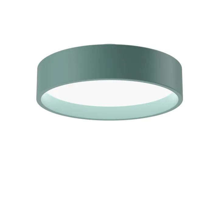 Louis Poulsen LP Circle Opal Diffuser Ø45 3000K & Dali/Switch-Dim Pale Petroleum – loftlampe — produktfoto