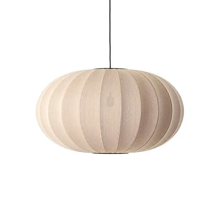 Made By Hand Knit-Wit Oval Ø76 Sand Stone – pendel — produktfoto