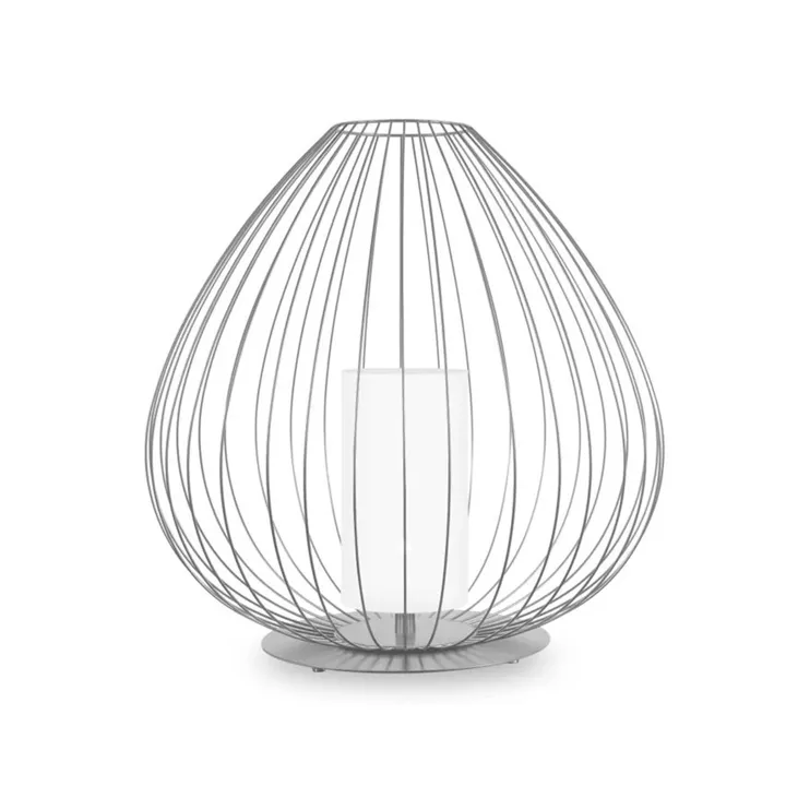 Karman Cell Ø60 Glossy White – gulvlampe — produktfoto