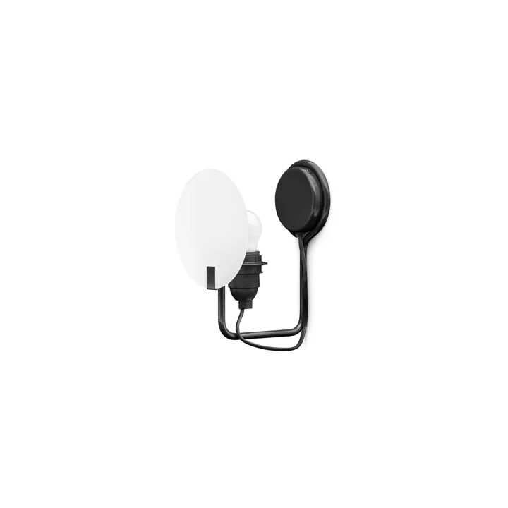 Stilnovo Bugia 1 Glossy Black – væglampe — produktfoto