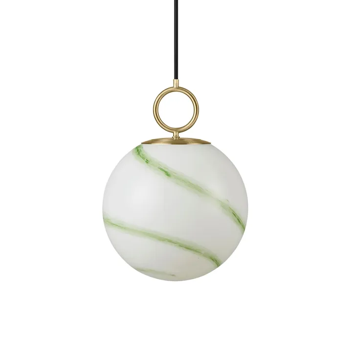 Halo Design Stockholm Ø25 Marble Green – pendel — produktfoto