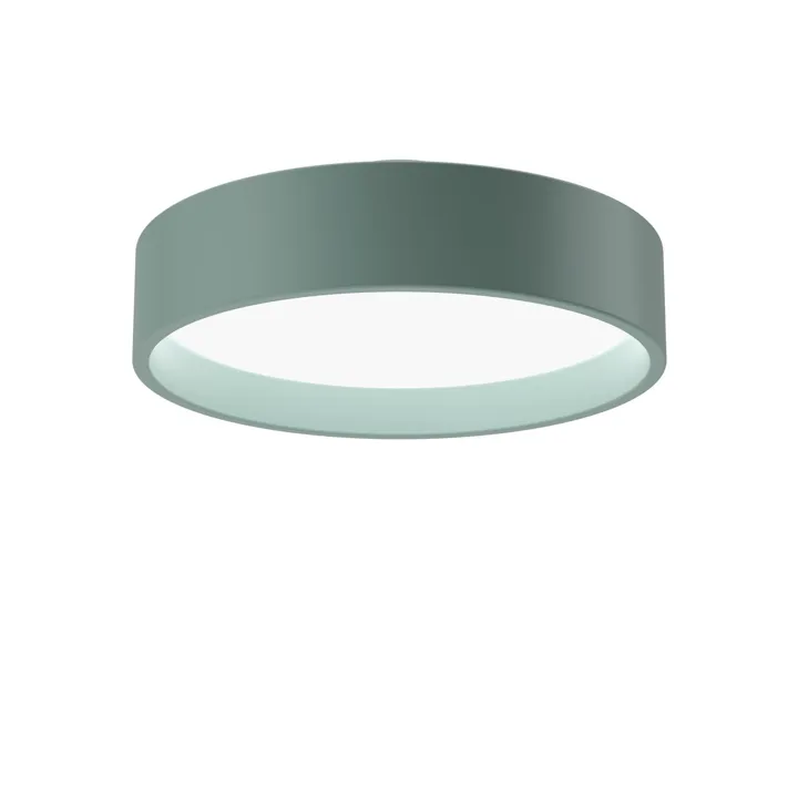 Louis Poulsen LP Circle Opal Diffuser Ø26 3000K & Dali/Switch-Dim Pale Petroleum – loftlampe — produktfoto