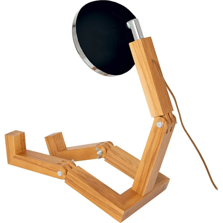 Wattson Mega Mr Wattson lampe, sort – gulvlampe — produktfoto
