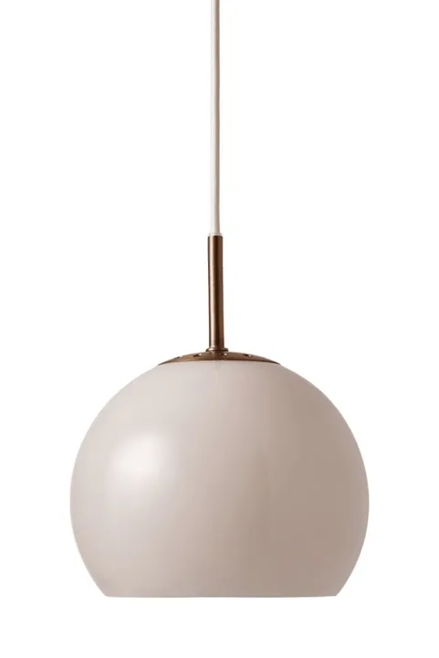 Frandsen Lighting Ball Glass Ø25, sand grey – pendel — produktfoto