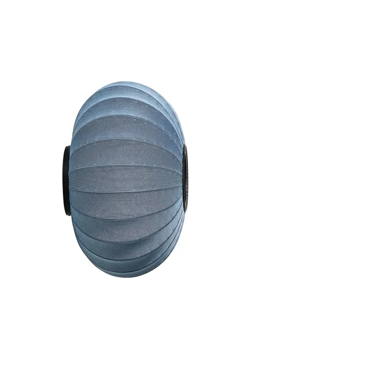 Made By Hand Knit-Wit Oval Ø57 cm Blue Stone – væglampe — produktfoto