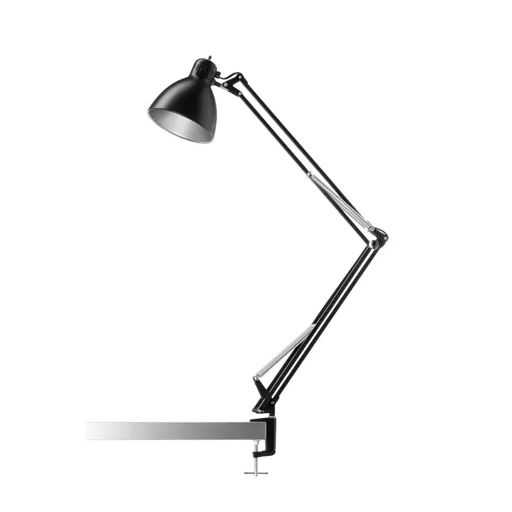 Nordic Living Archi T2 med klemme Mat Sort Nordic Living – bordlampe — produktfoto