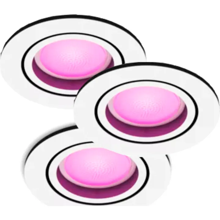 Philips Hue Centura indbygningsspot, hvid, 3-pak – indbygningsspot — produktfoto