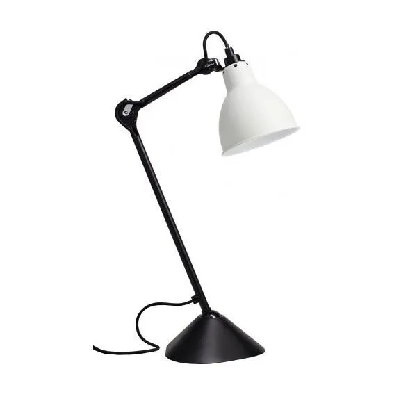 La Lampe Gras N205 Mat Sort & Hvid – bordlampe — produktfoto
