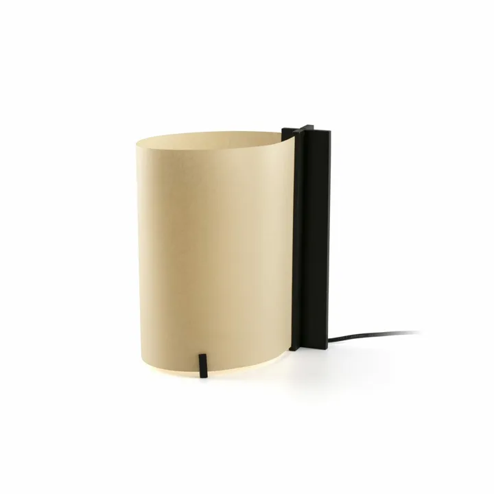 Faro CATA Sort/Natural – bordlampe — produktfoto