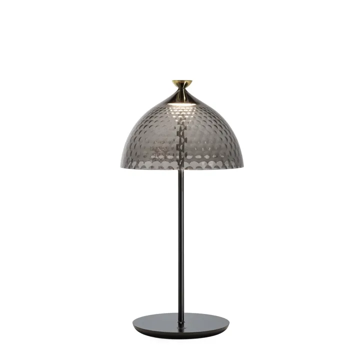Kartell PUMO Smoke/Sort – bordlampe — produktfoto
