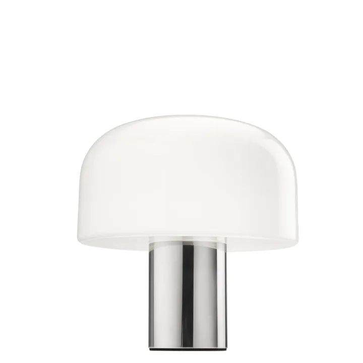 Flos Bellhop Glas T Lys Aluminium - Rest – bordlampe — produktfoto