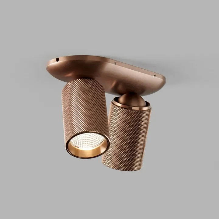 LIGHT-POINT Raw 2 2700/3000K Rose Gold – loftlampe — produktfoto