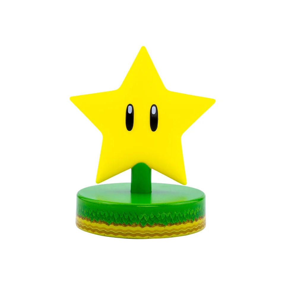 Paladone Lampe Icons - Super Mario Star 12 cm – dekorationslys — produktfoto