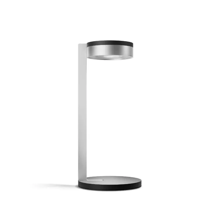 Porsche Studio Blade T2 Slim Matt Black / Satin Silver - Porsche – bordlampe — produktfoto