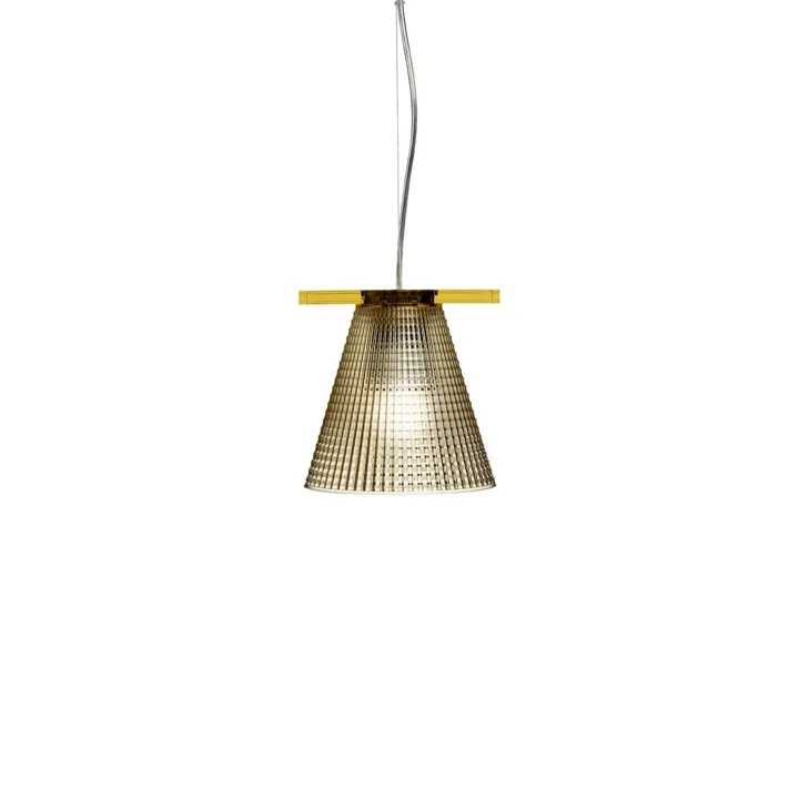 Kartell Light-Air Sculpted Amber – pendel — produktfoto