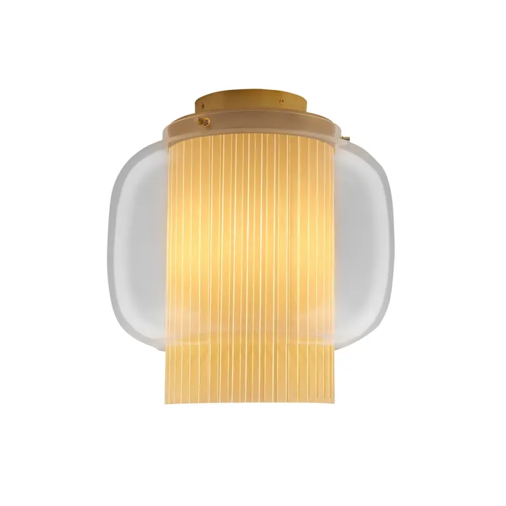 Parachilna Manila C GR Messing/Transparent – loftlampe — produktfoto
