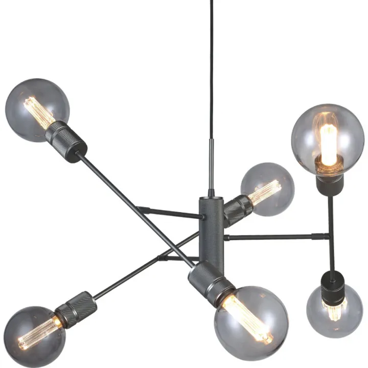 Halo Design Atom 6-lite , E27 – lysekrone — produktfoto