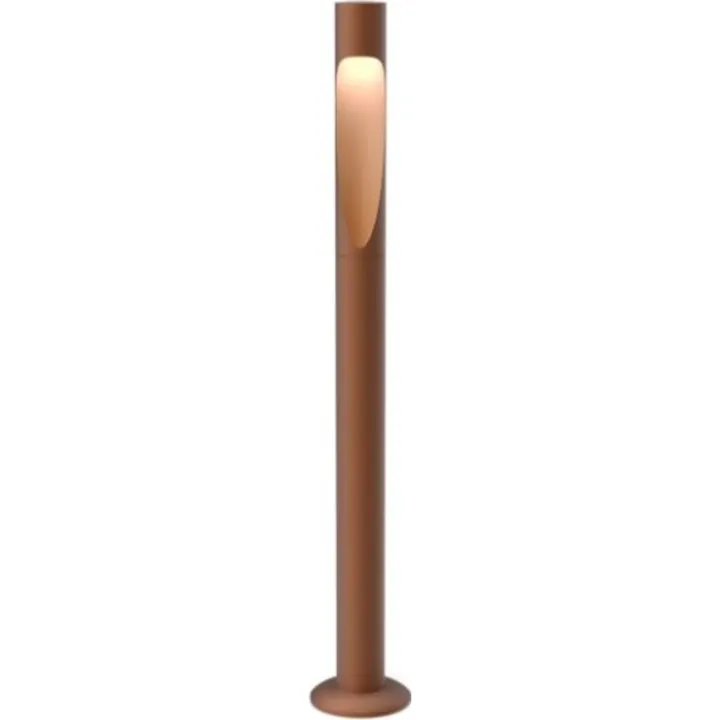 Louis Poulsen Flindt Garden , 3000K, anker, corten, høj – udendørslampe — produktfoto