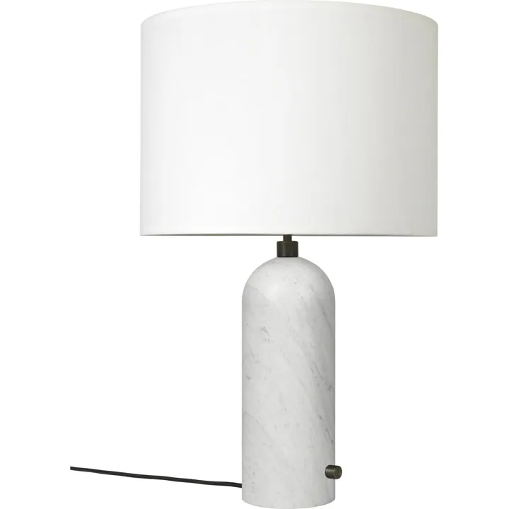 GUBI Gravity Stor Hvid/Hvid – bordlampe — produktfoto