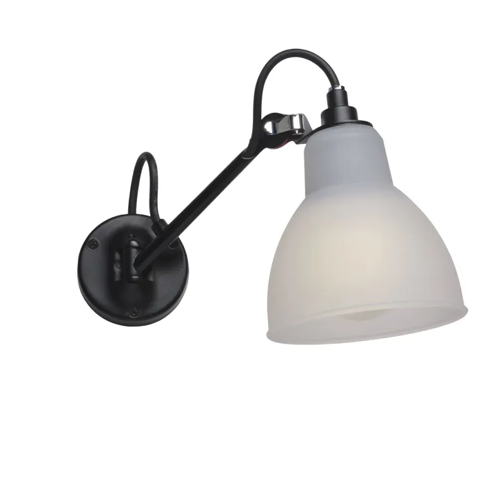La Lampe Gras N104 Badeværelses Sort/Polycarbonat – DCWéditions – væglampe — produktfoto