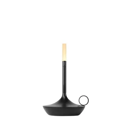 Graypants Wick S Transportable Lampe Sort – bordlampe — produktfoto