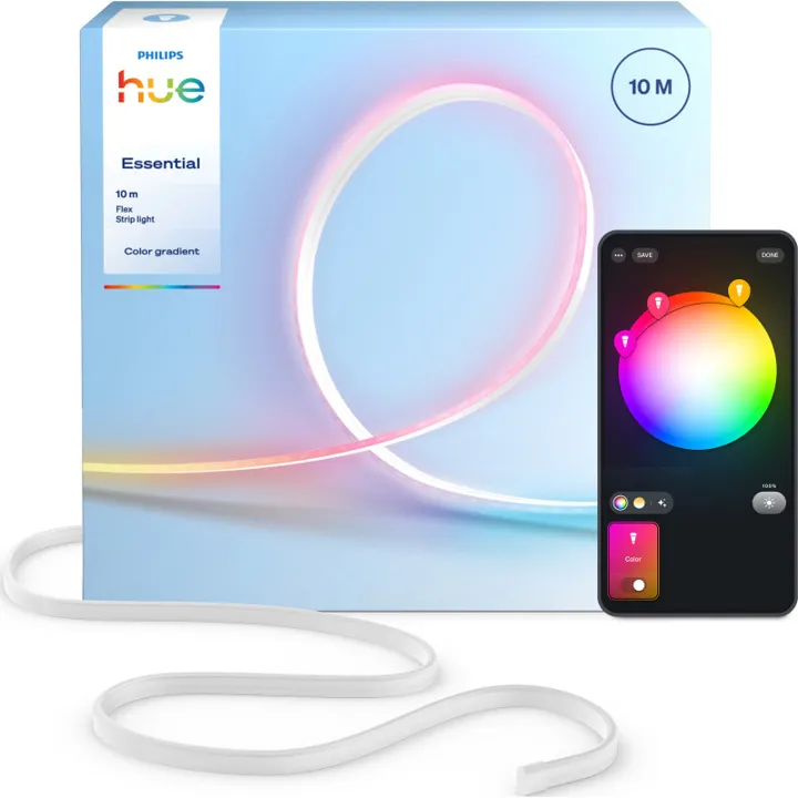 Philips Hue Essential flex LED stip, 10M – dekorationslys — produktfoto