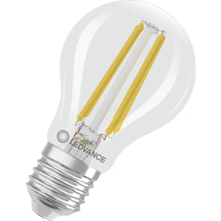 Ledvance Ultra Efficient E27 standardpære, 3000K, 2,2W – pære — produktfoto