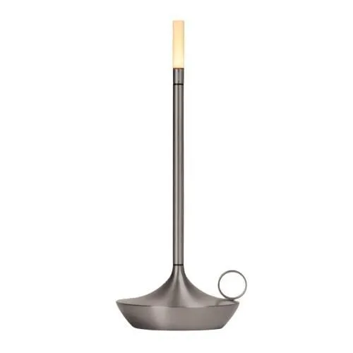 Graypants Wick PRO Graphite – transportabel bordlampe — produktfoto