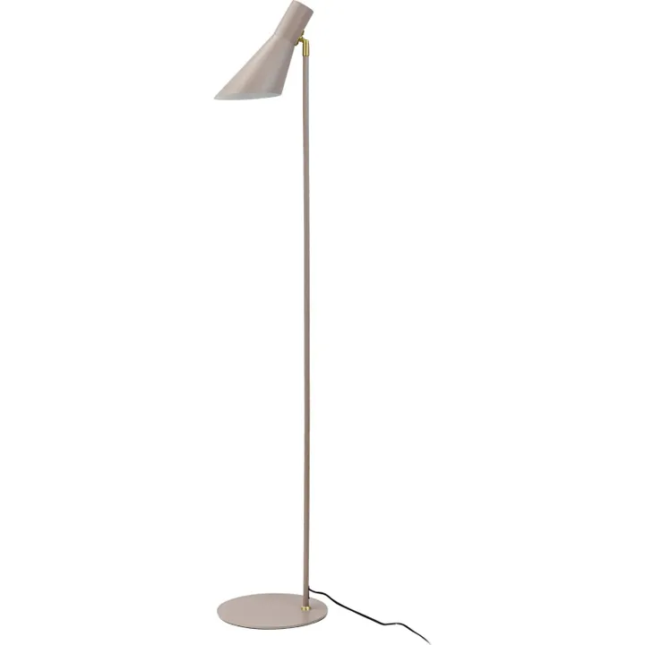 Dyberg Larsen DL12 , beige/messing – gulvlampe — produktfoto