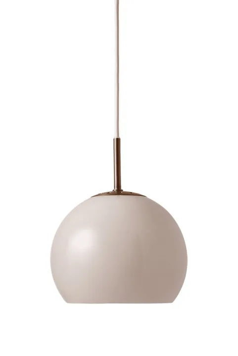 Frandsen Lighting Ball Glass Ø18, sand grey – pendel — produktfoto