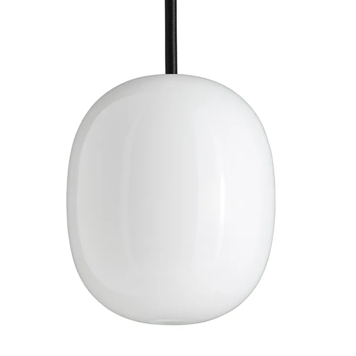 Piet Hein Superæg 200P Opal med Sort Ledning – pendel — produktfoto