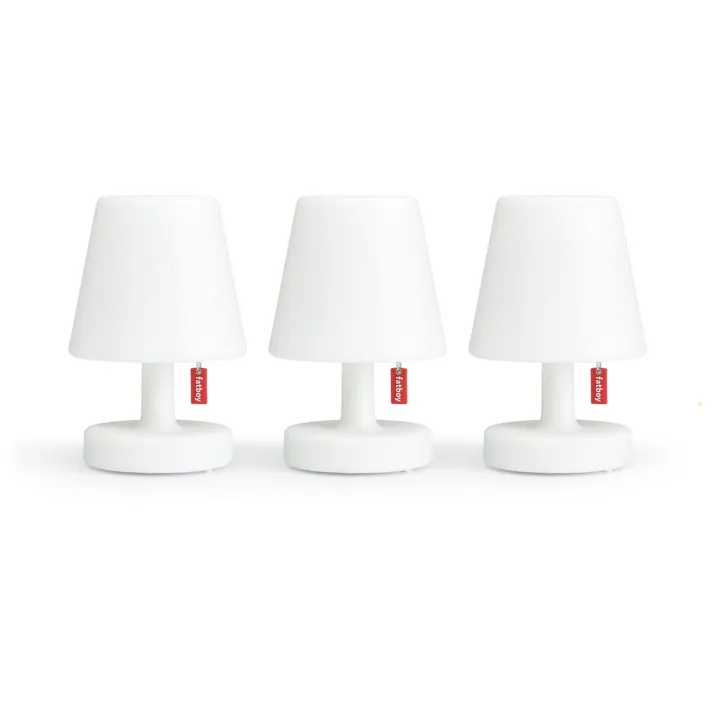Fatboy Edison The Mini Transportabel Sæt Med 3 Hvid – udendørslampe — produktfoto