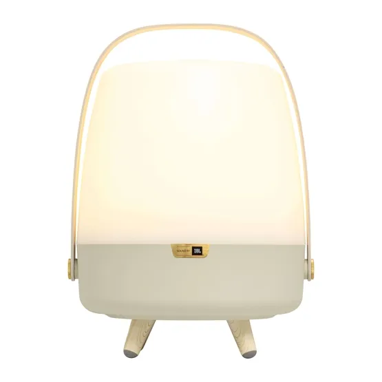 Kooduu Lite-up Play 2.0 LED lampe m/JBL højtaler, sand – bordlampe — produktfoto