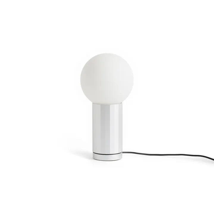 HAY Turn On Aluminium – bordlampe — produktfoto
