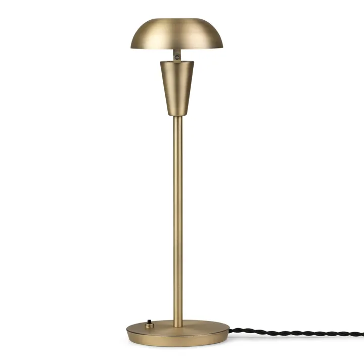 Ferm Living Tiny Messing – bordlampe — produktfoto